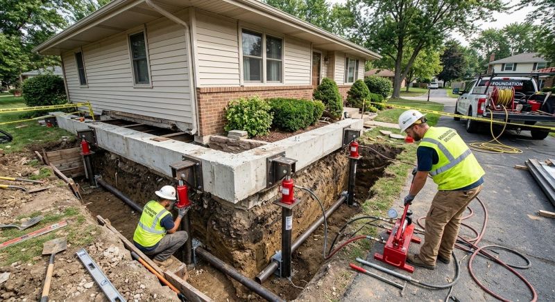 Foundation Jacking in Brevard County, FL