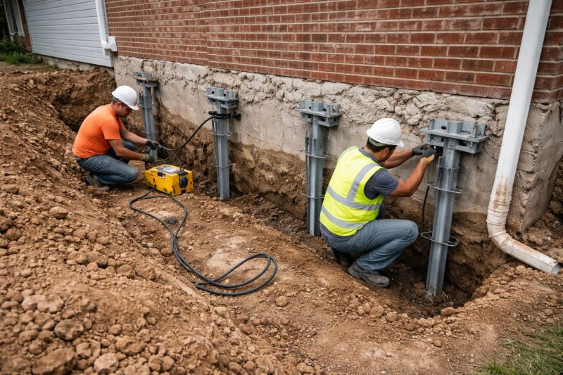Helical Piers Installation in Cocoa, FL