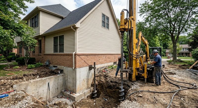 Helical Piers Installation in Cocoa, FL