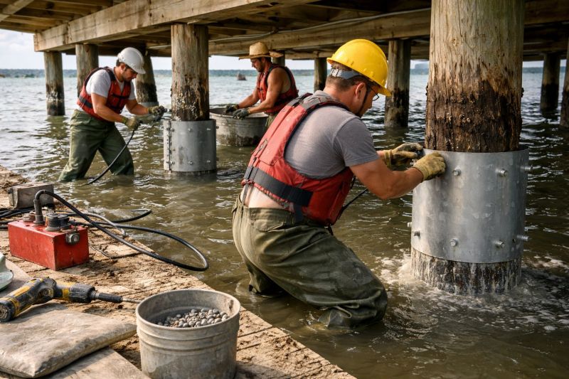 Piling Repair in Cocoa Beach, FL