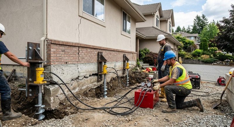 Sinking Foundation Lifting in Cocoa, FL
