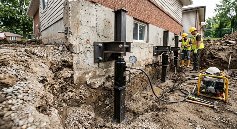 Sinking Foundation Lifting in Cocoa, FL