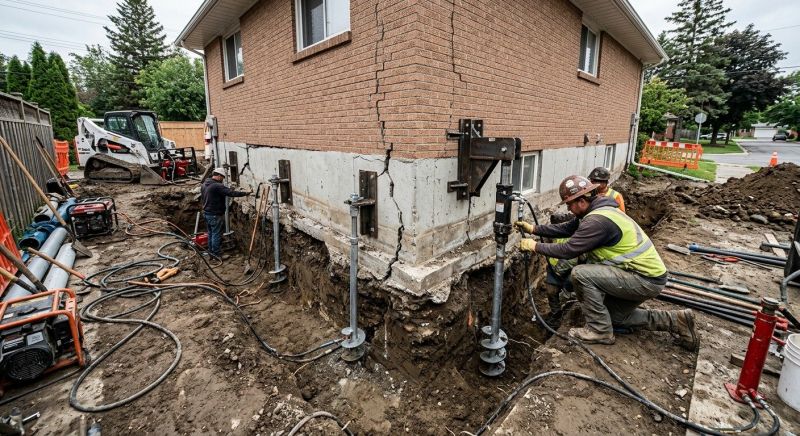 Sinking Foundation Repair in Brevard County, FL
