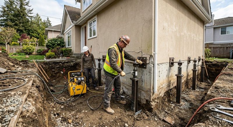 Sinking Foundation Repair in Melbourne, FL