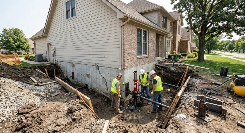 Sinking Foundation Repair in Melbourne, FL