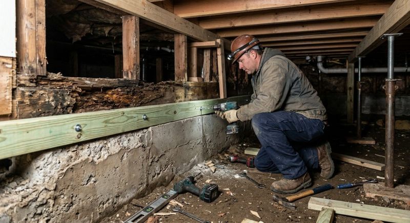 Sinking Foundation Repair in Merritt Island, FL