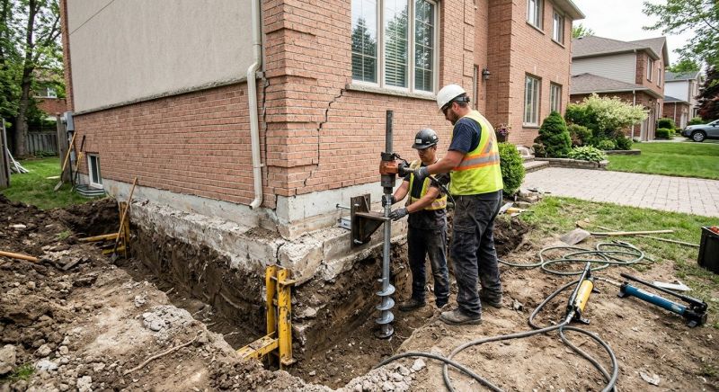 Sinking Foundation Repair in Mims, FL